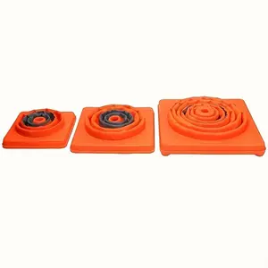 Foldable Retractable Road Cone Safety Reflective Cone Ice Cream Bucket Traffic Emergency Barrier Portable Warning Cone