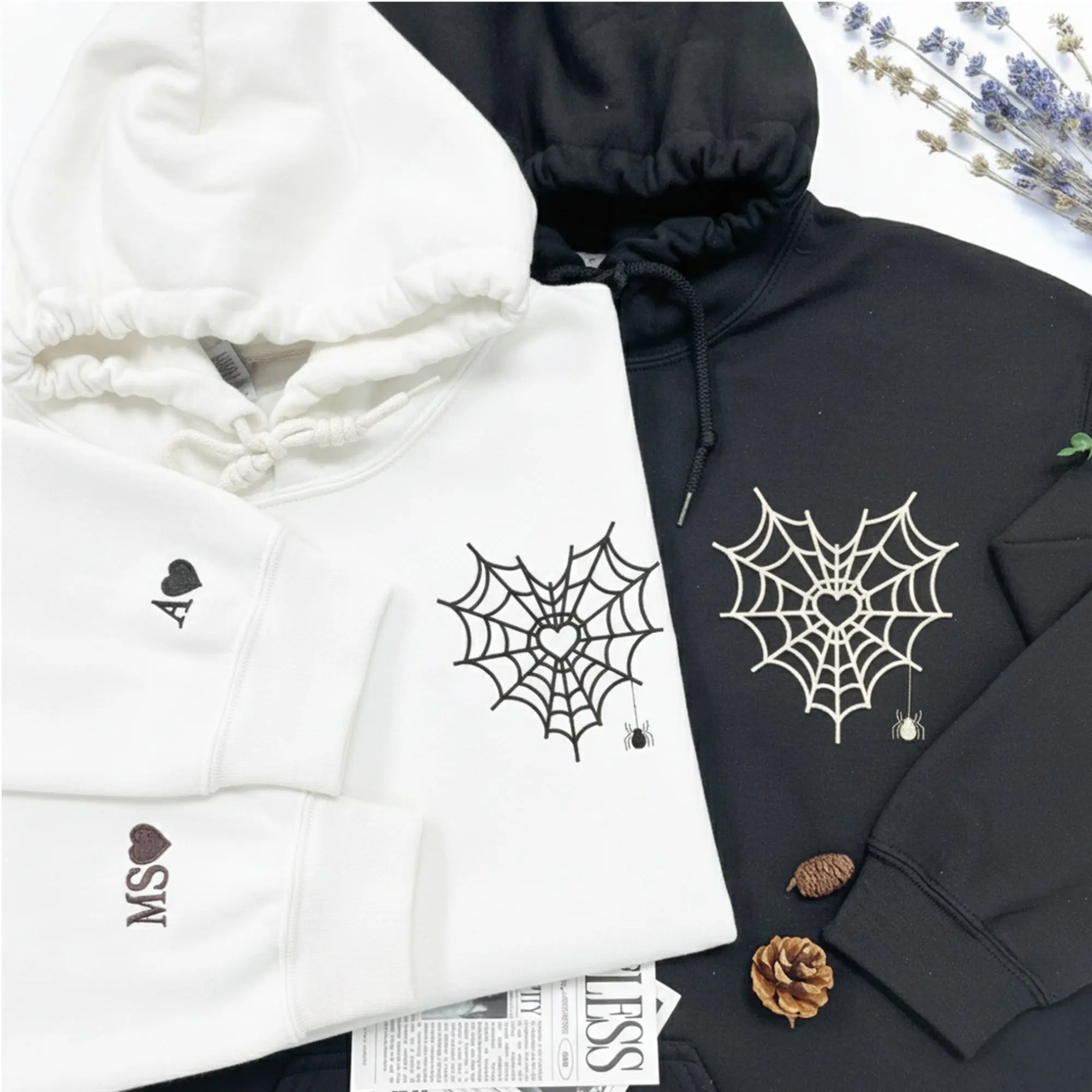 black and white og web spider hoodie - TikTok Shop
