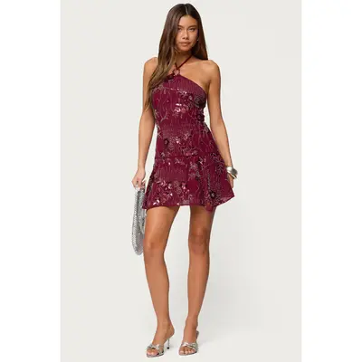 Edikted Pleated Dress - TikTok Shop
