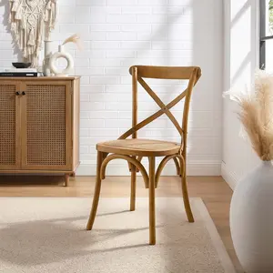 Modway Gear Dining Side Chair in Walnut