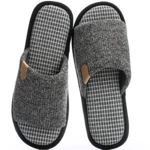 Men’s Winter Suede Slippers with Ultra Soft Memory Foam Insole Lightweight and Non-Slip Cozy Men House Shoes