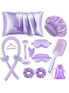 Damage-Free Overnight Curls! 13-Piece No Heat Set for Big Waves - Perfect Gift for Girls