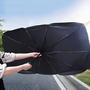 Car Windshield Sunshade Heat Insulation Mat, Car Front Window Shade Umbrella, Summer Sun Protection, Fits Most Vehicle Models