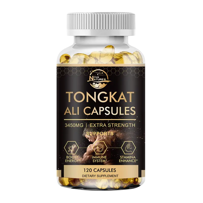 Tongkat Ali 3450 mg - Longjack Tongkat Ali for Men - Support for Men's Health and Vitality - Vegan, Non-GMO, Lab Verified - 60 Servings, 120 VegCaps