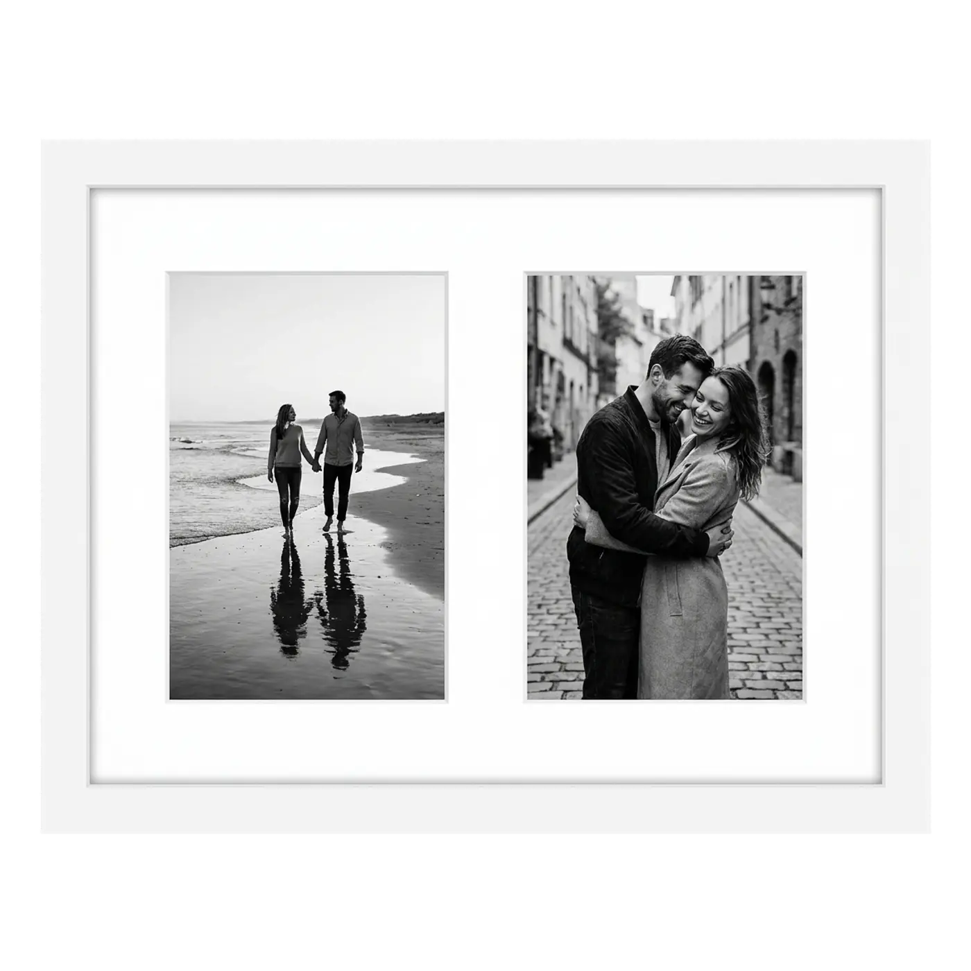 Signature Float Matted Collage Frame