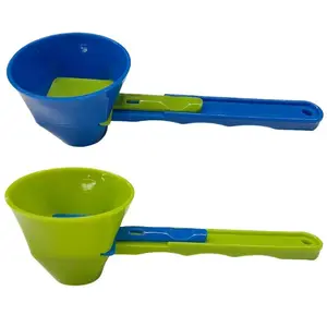 Measuring Spoon Funnel Set, 2 Counts/set Spill Proof Portable Measuring Spoon Funnel, Kitchen Measuring Tool for Protein Powder, Coffee, Milk Powder, Kitchenware