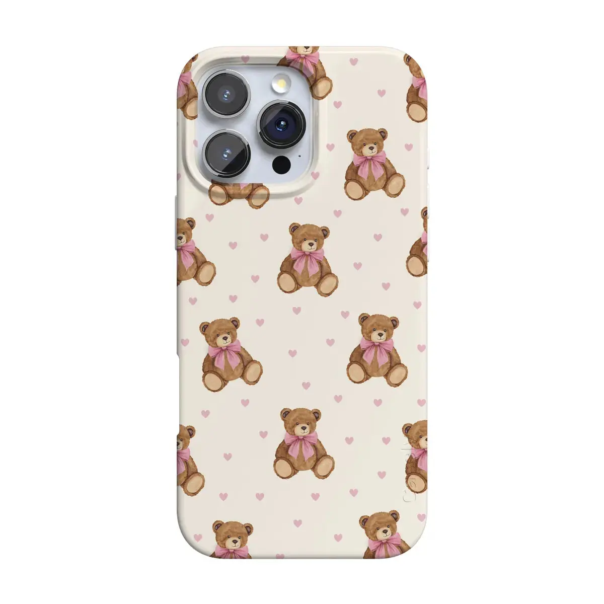 Casely iPhone 16 Pro Case | Cuddle Up | Teddy Bear | Compatible with MagSafe | Classic Ultra Thin Design