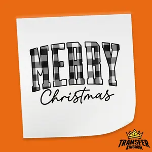 MERRY CHRISTMAS CHK , Christmas Design, Dtf Heat Transfer