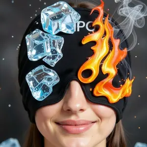 Migraine Relief Cap Ice Head Wrap - Headache Hat for Migraines, Tension Headache, Puffy Eyes, Sinus Pressure, Stress Relief - Hot & Cold Therapy Gel Ice Pack Hat, Migraine Ice Cap for Instant Headache Relief