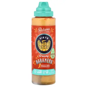 Siete Creamy Habanero Botana Sauce, Medium-Hot, 8.5 oz (241 g)