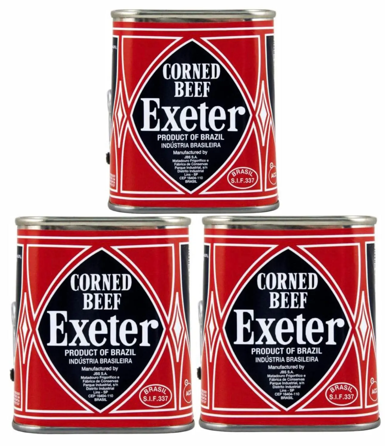 EXETER CORNED BEEF 3 CANS/PCS EXETER CORNED BEEF 3 CANS/PCS