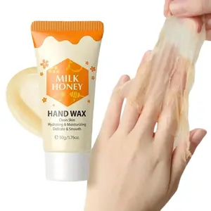 Milk & Honey Essence Wax Mask For Moisturizing Hand And Foot Skin, Hydrating Nourishing Gel Mask, Dead Callused Skin Remover Gel For Hands And Feet, Moisturizer, Foot Exfoliating Mask, Foot Mask Peeling