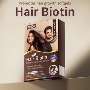 DHOP Biotin Hair Growth Softgels - Hair Health Support