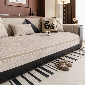 French Style High-End Sofa Cover Cloth, All-Season Anti-Slip Sofa Pad Blanket, Universal Fit Sofa Settee Cushion Protector, Sofa Couch Covers