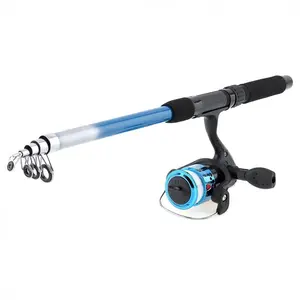 Telescopic 5' 11" Ultra Light Crappie/Pan Fish Spinning Rod & Reel Combo