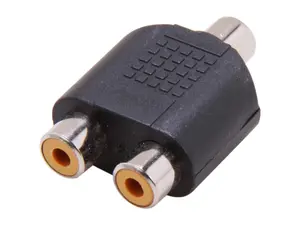 Nippon Labs RCA-1F2F RCA adaptor RCA 1 Female to 2 RCA Female