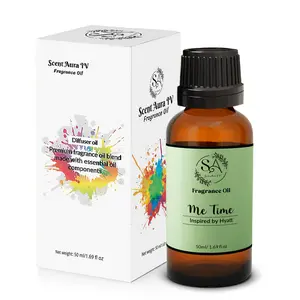 Scent Aura IV Me Time Diffuser Oil 50ml|1.69fl oz Inspired by The Hyatt Hotel Scent|For All Diffusers Safe for Family & Pets