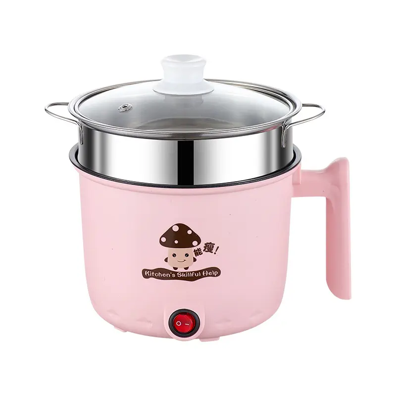Multifunctional All-in-One Electric Cooker, Mini Portable Hot Pot for Dorm and Household