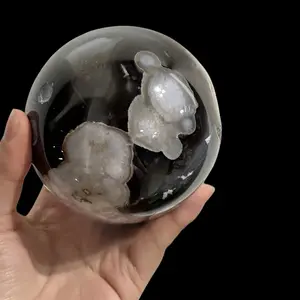 [Livestream] All Black Flower Agate Crystals - Options in the Variations | Crescent Cast