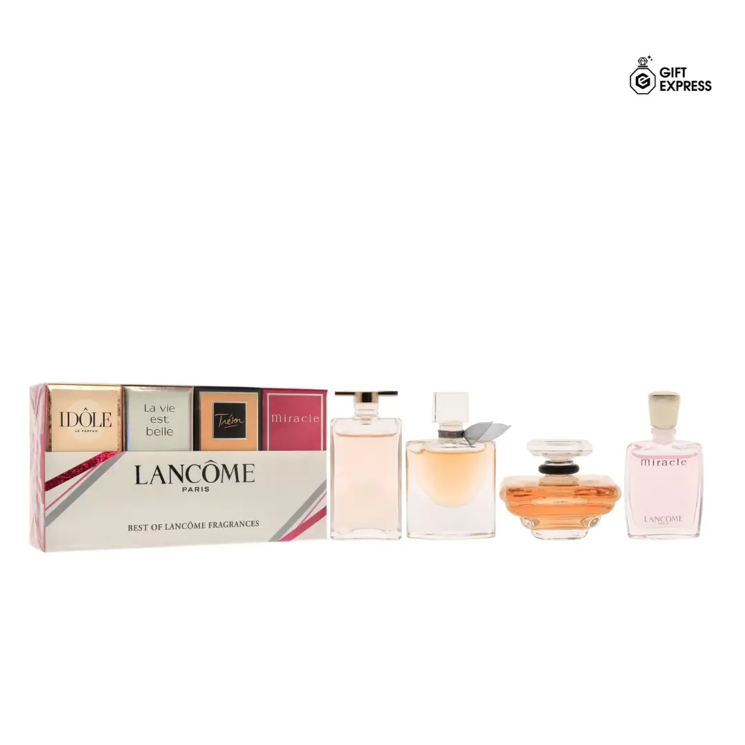 Lancome The Best of Lancome 4 Piece Variety Fragrance Gift Set for Women