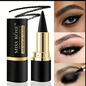 Multifunctional Solid Waterproof Eyeliner Pencil, High Pigment Eye Liner & Lip Liner, Ideal for Beginners, Long-Lasting Smudge-Proof, Smooth Application, Eye Makeup Products