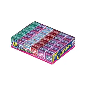 Canels Assorted Flavor Chewing Gum (60 Count), Mexican Candy, Dulces Mexicanos, Flavors of Tutti-Frutti, Violet, Peppermint, Cinnamon, And Spearmint Snack Sweet Lemon