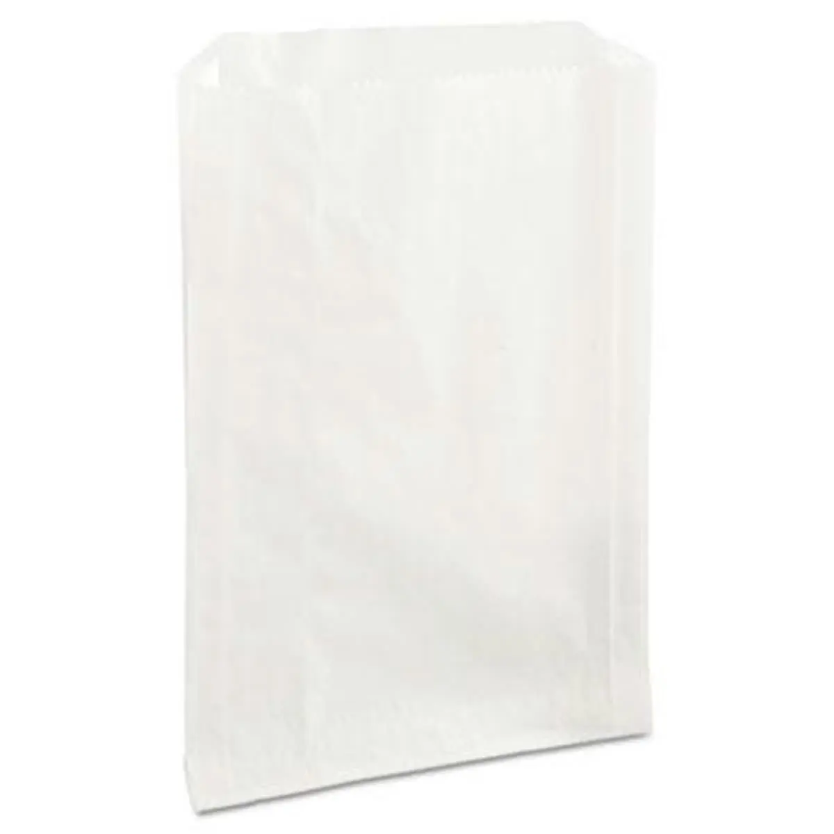 Bagcraft Papercon Grease-Resistant Stain-Proof Wax-Coated Single-Serve Paper Bags, Food Service Containers with Undercut Opening, Flat-Stack Office Stationery Storage & Paper Container Gifts Wrapping Supplies