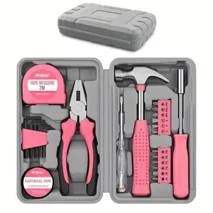Complete Multi-Functional Household Toolboxes, 24-Piece Manual Decoration Set, Essential Home Repair & DIY Tools