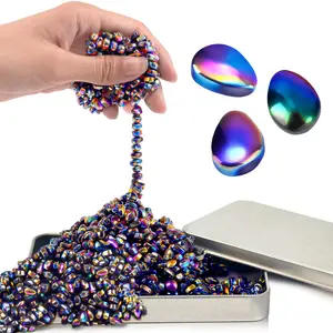 Dazzling Rainbow Building Ball Set - 510 Reflective Pieces for Creative Relaxation | Anti-Stress Desk Toy, Unique Gift for Adults stress relief toy
