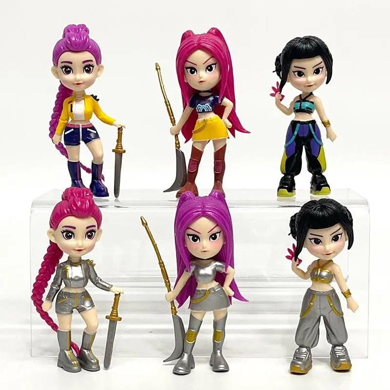 6-Piece Figurine Set（bagged） – Anime Model Toy Decorations, perfect for home collections and office desk display. An excellent gift choice for Christmas and New Year. 3.94 in Display Toys