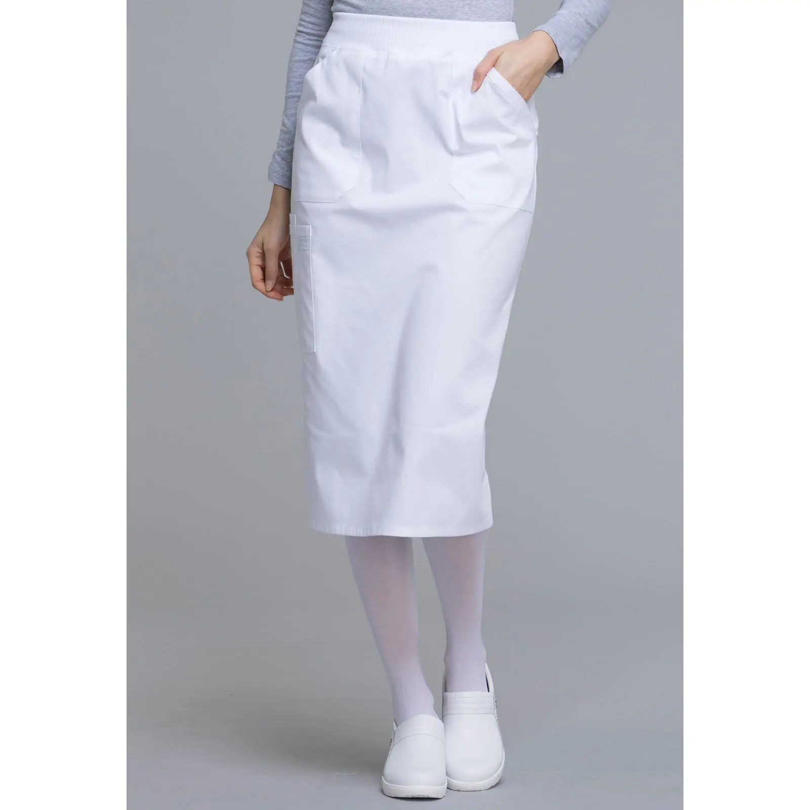 Cherokee Workwear Professionals Knit Waistband Skirt