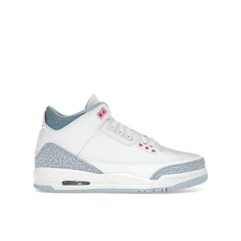 Jordan Kid's 3 Retro White Cobalt Bliss, from StockX