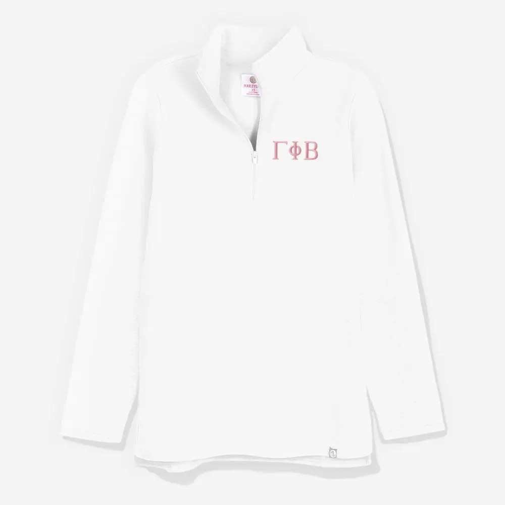 Gamma Phi Beta Pullover Sweatshirt | White Gamma Phi Beta Pullover Sweatshirt | White