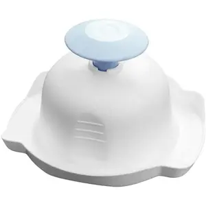 Blue Food Safety Holder for Mandolin Slicer or Grater,Finger Anti-Cut Protectors for Vegetable Grater, Food Slicer Cutter Finger Guard for Mandoline Slicer Grater Cutting, Mandolines and Slicers