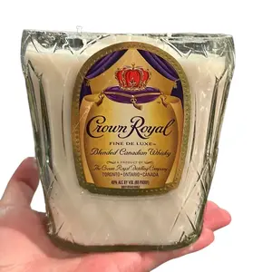 Crown royal whiskey candle