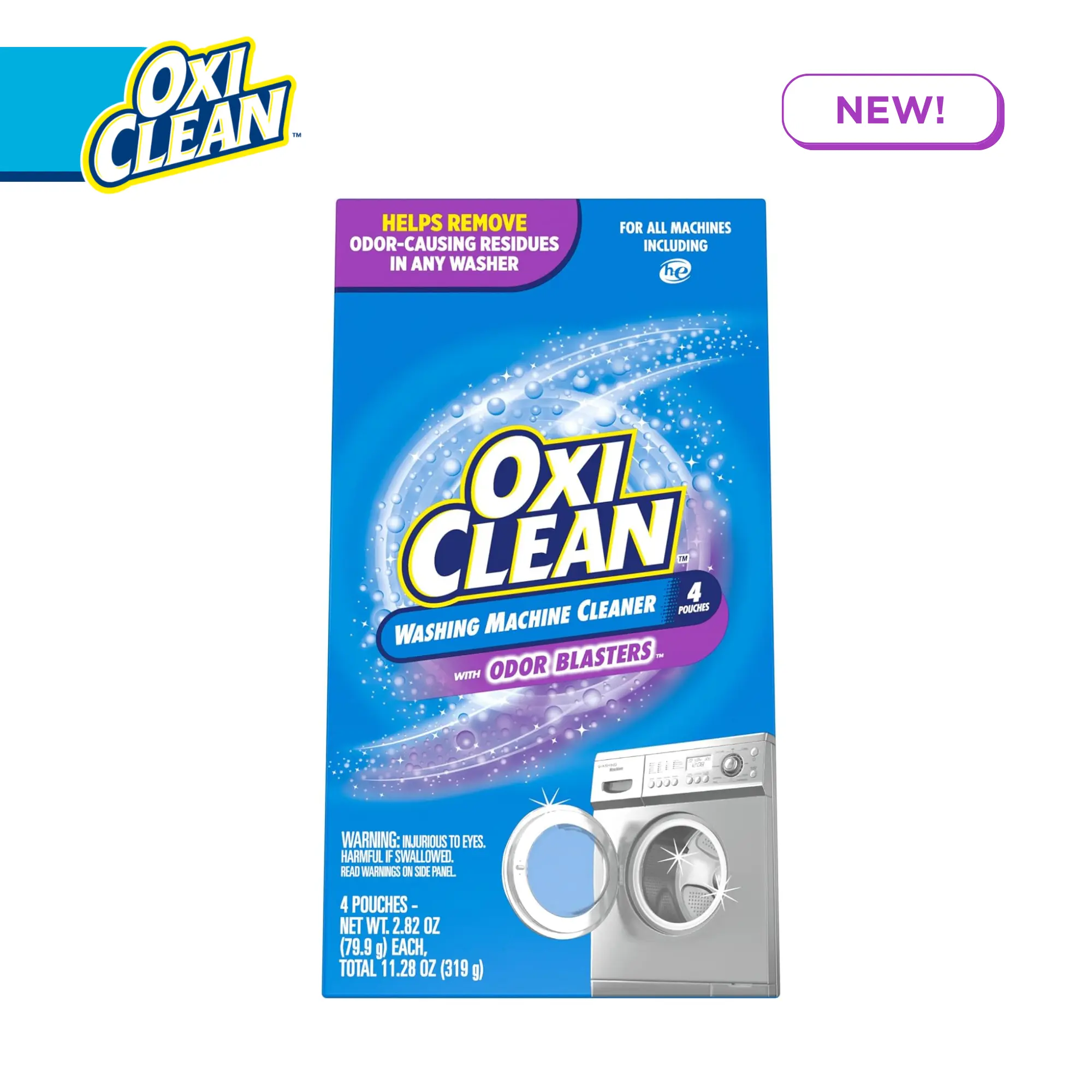 Oxiclean Washing Machine Cleaner, 4 CT