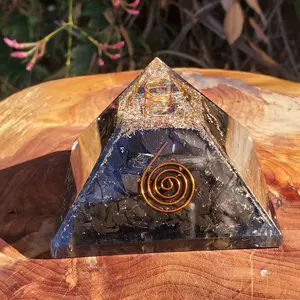 Large Orgonite Pyramids, Toxic Energy Cleanser, EMF Protectors, Toxic Energy Filter, Shungite Orgone