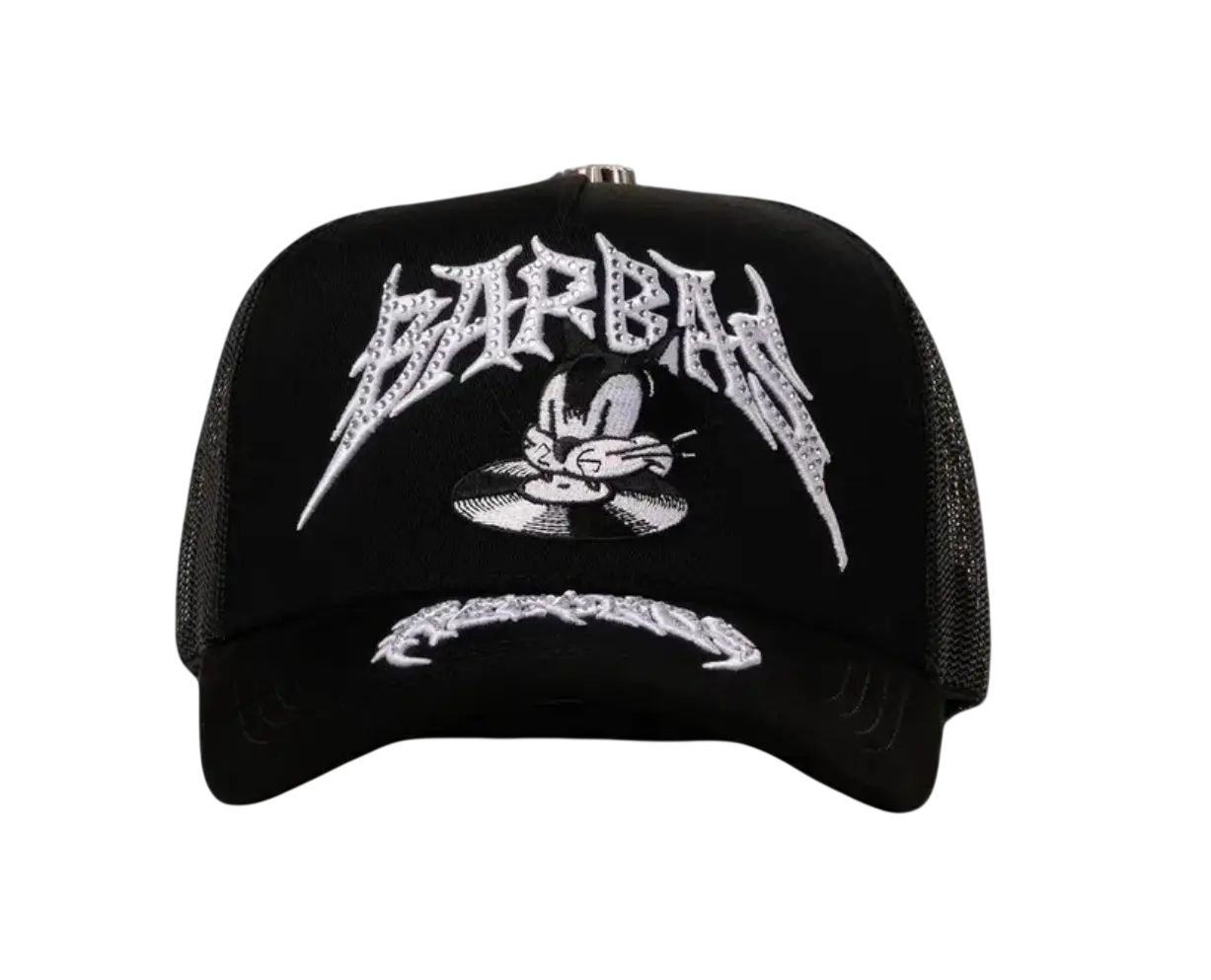 BARBAS HATS BARBAS RECORDS BLACK SNAPBACK HAT ONLY! BARRECORDS BLK
