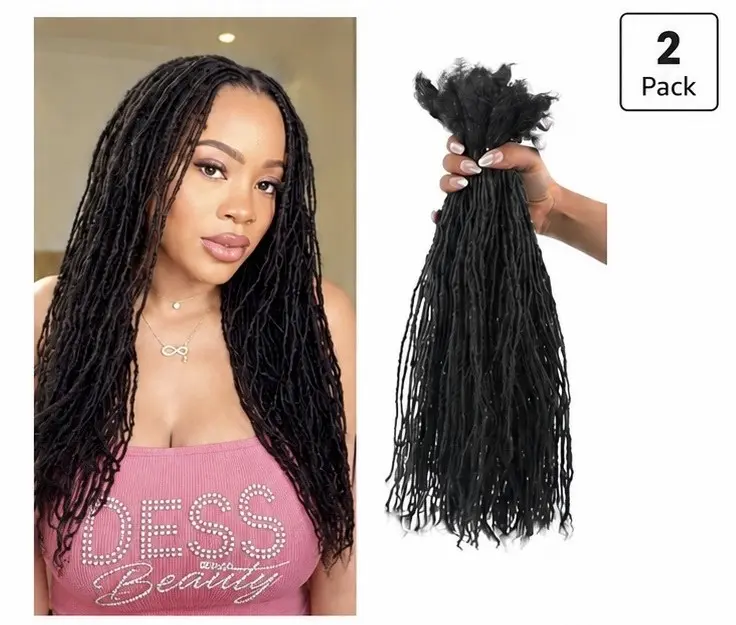 Sisters locs extension human hair