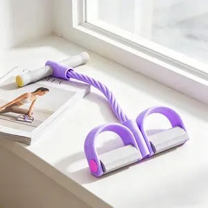 Multifunctional Elastic Yoga Resistance Band, Stretching Pedal Puller, Portable Home Training Gear for Daily Exercise