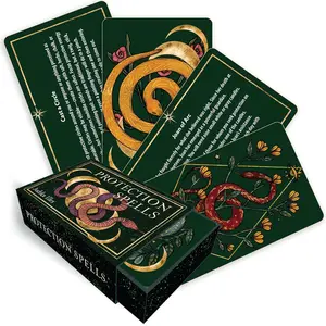 Protection Spells Card Deck by Judika Illes — 36 Gilded Cards Pocket Spell Set