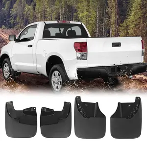 CROSSDESIGN Mud Flaps Splash Guards Fit For Toyota Tundra 07-13 w/o Wheel Lips Front & Rear