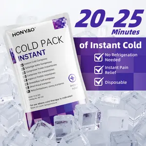 HONYAO - Essential for the Soccer World Festival, Instant cold compress pack | Ultimate Summer Cool Hack，disposable cold compress pack，suitable for pain relief, Summer Heat Buster Must-Have Summer Cooling Needs，summer vibes（Buy two bags for free shipping）