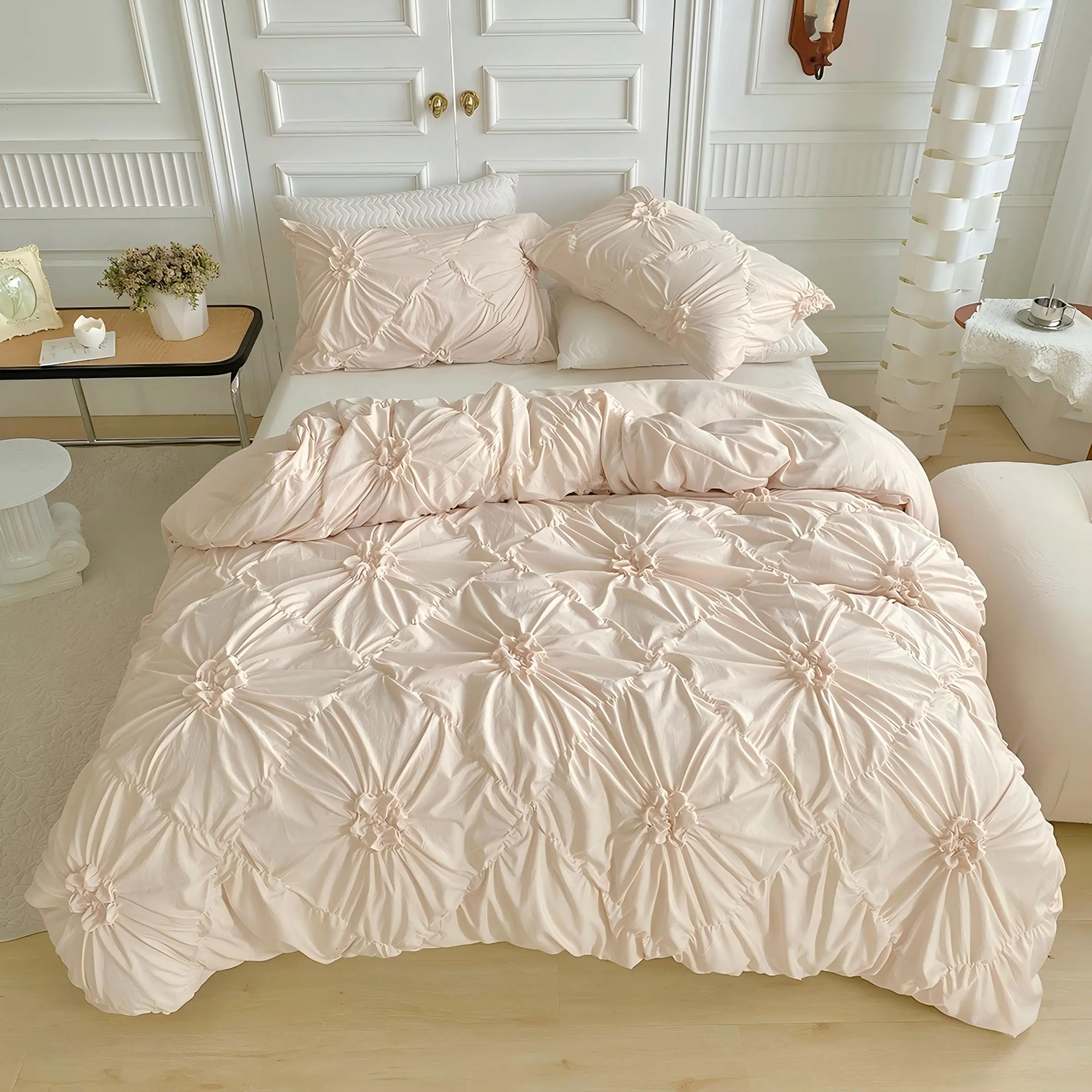 Solid Color Duvet Cover Set, 2/3 Counts/set Including 1 Decorative Duvet Cover & 1/2 Pillowcase without Filler, Bedroom Accessories, Soft Comfortable Bedding Set, Comfy Bed Sets for Home Bedroom