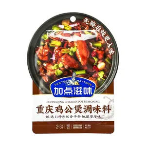 TASTE MATTERS Chongqing Gong Bao Chicken Seasoning Mix - Authentic Sichuan Spicy Braised Chicken Base for 2-3 Servings (65g)