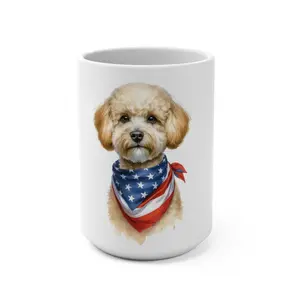 American Miniature Poodle Mug,  15oz Dishwasher-safe Mug Coffee Washable Drinkware Reusable Tumbler Reuse