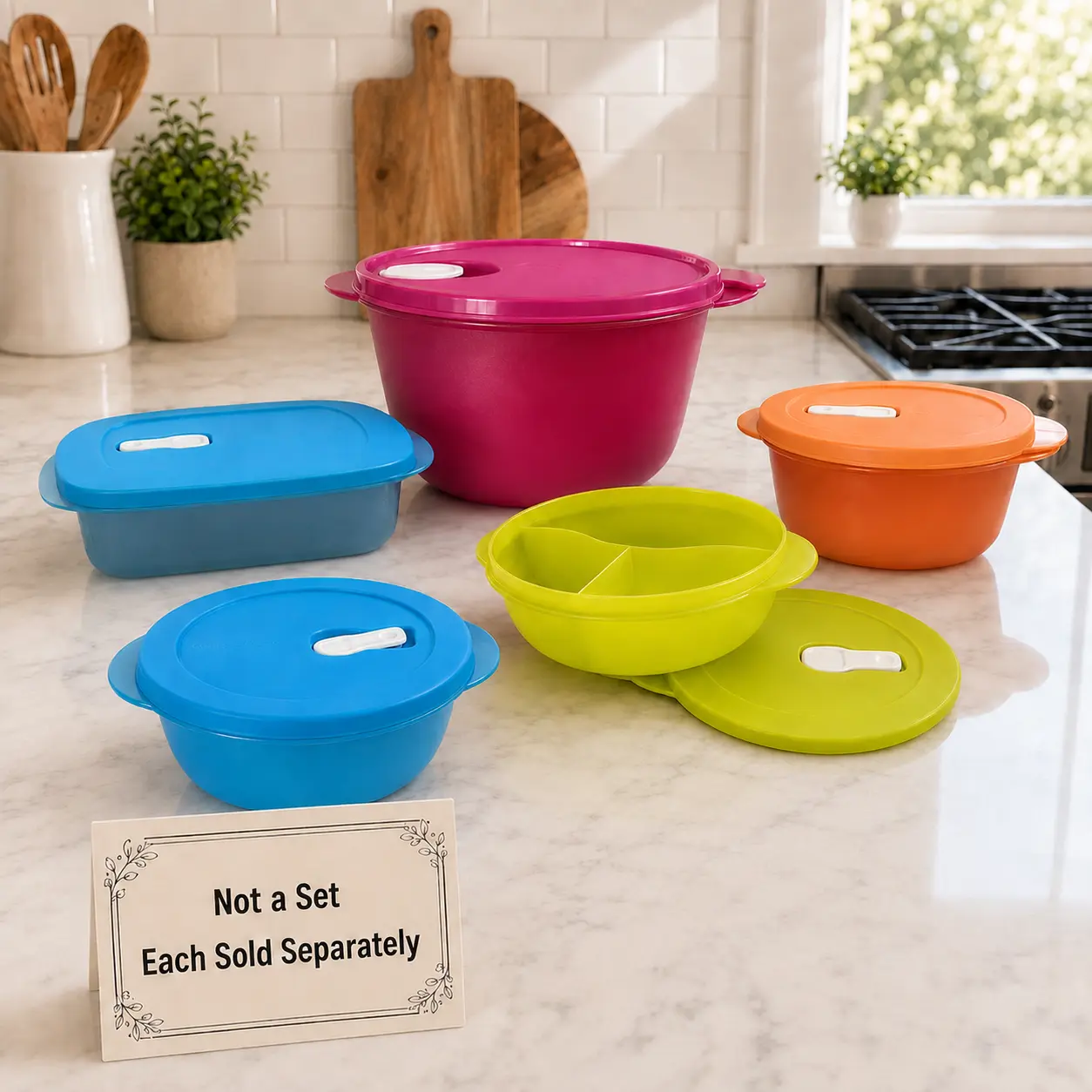 Microflash Microwave Food Reheating Container with Lid, Multiple Sizes, Colors and Styles