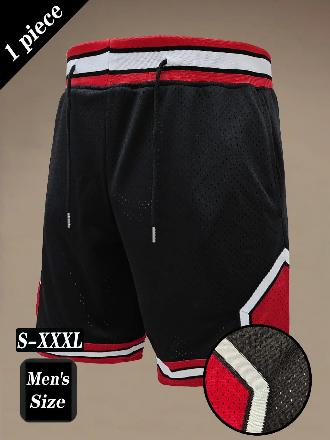 Men's Solid Color Sport Basketball Shorts, Loose Fit Shorts, Athletic Wear Shorts, High-Quality Loose Comfortable Sports Pants, Elastic Waist Shorts, Comfy Shorts, Casual Outdoor Wear All Seasons, Elastic Sporty Shorts, Shorts Sportswear