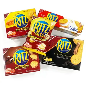 Imported Asian Nabisco Ritz Crackers, Sandwiches & Bits 4 Pack | Choose you Flavor Cheddar, Chocolate, White & More