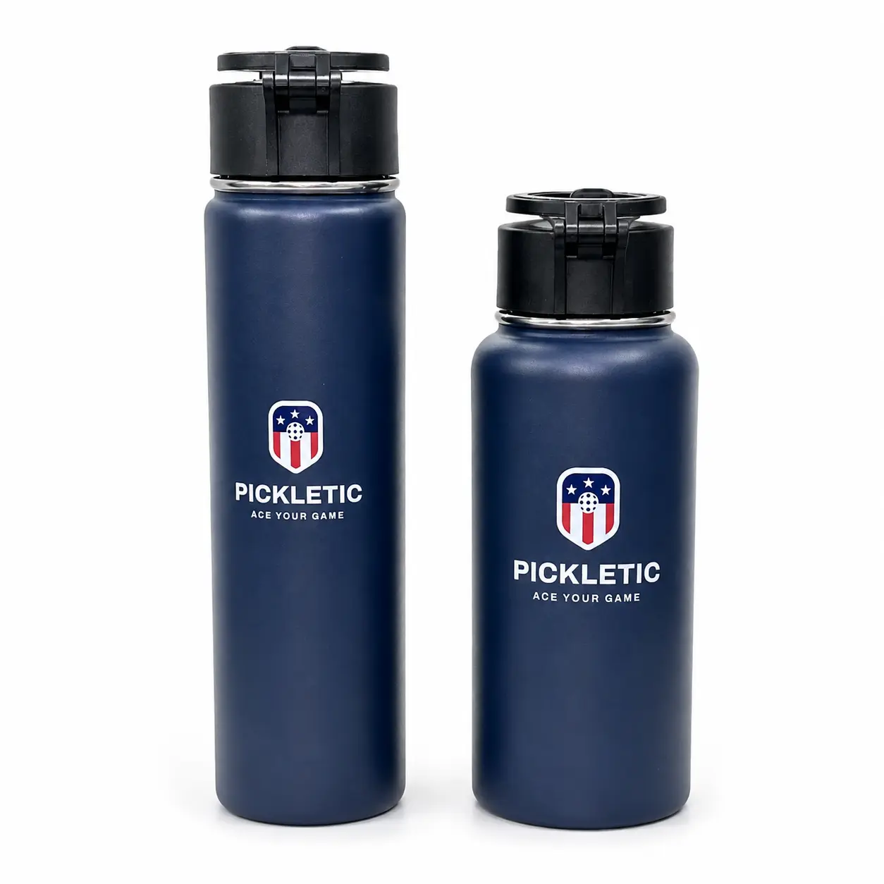 Water Bottle with Magnetic Phone Holder & Tripod – MagSafe Compatible, Insulated Sports Bottle for Pickleball, Gym & Travel